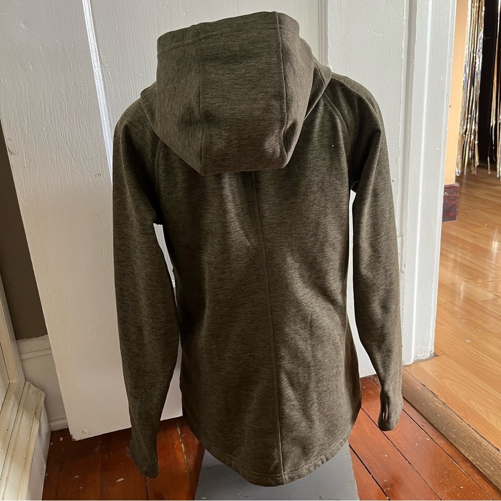 The North Face Canyonlands Full Zip Hoodie Olive Green Heather Size M - Picture 4 of 15